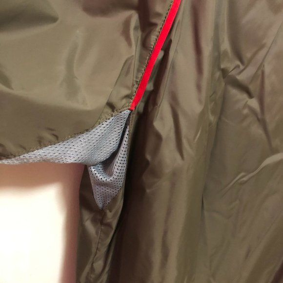 Flylow Mens Zip Up Jacket Windbreaker Green Red - Medium - Picture 5 of 6